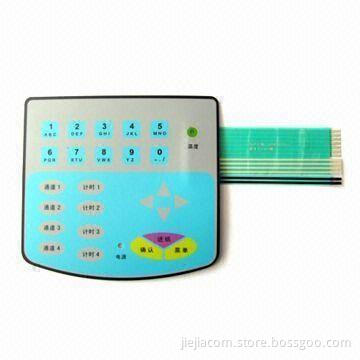 Glossy/Matte Finish Membrane Keypad with Flexible Tail